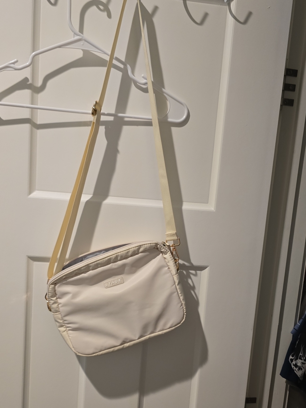 Cream Crossbody Bag